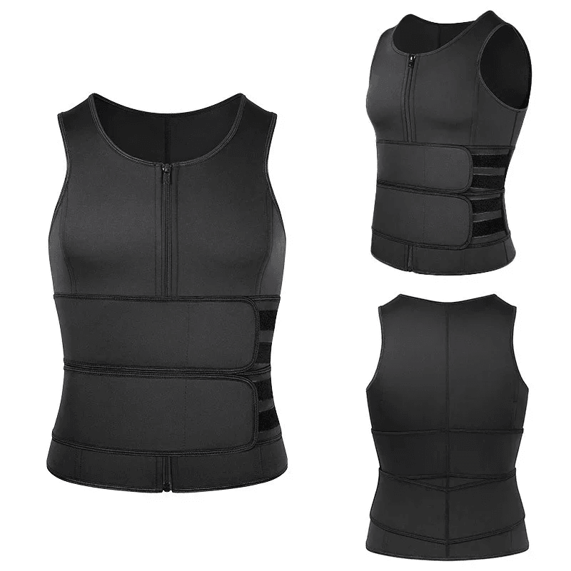 Men Slimming Waist Trainer Compression Vest 5