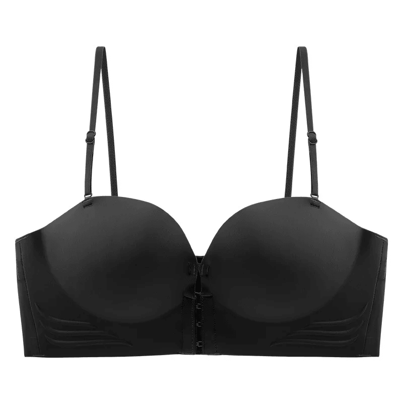 Seamless Strapless Push Up Bra With Front Closure 6