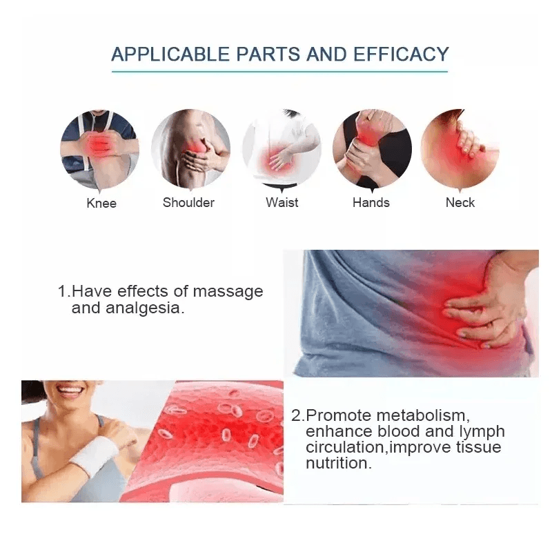 Ultrasound Physiotherapy Massage Device For Muscle And Joint Pain Relief 3