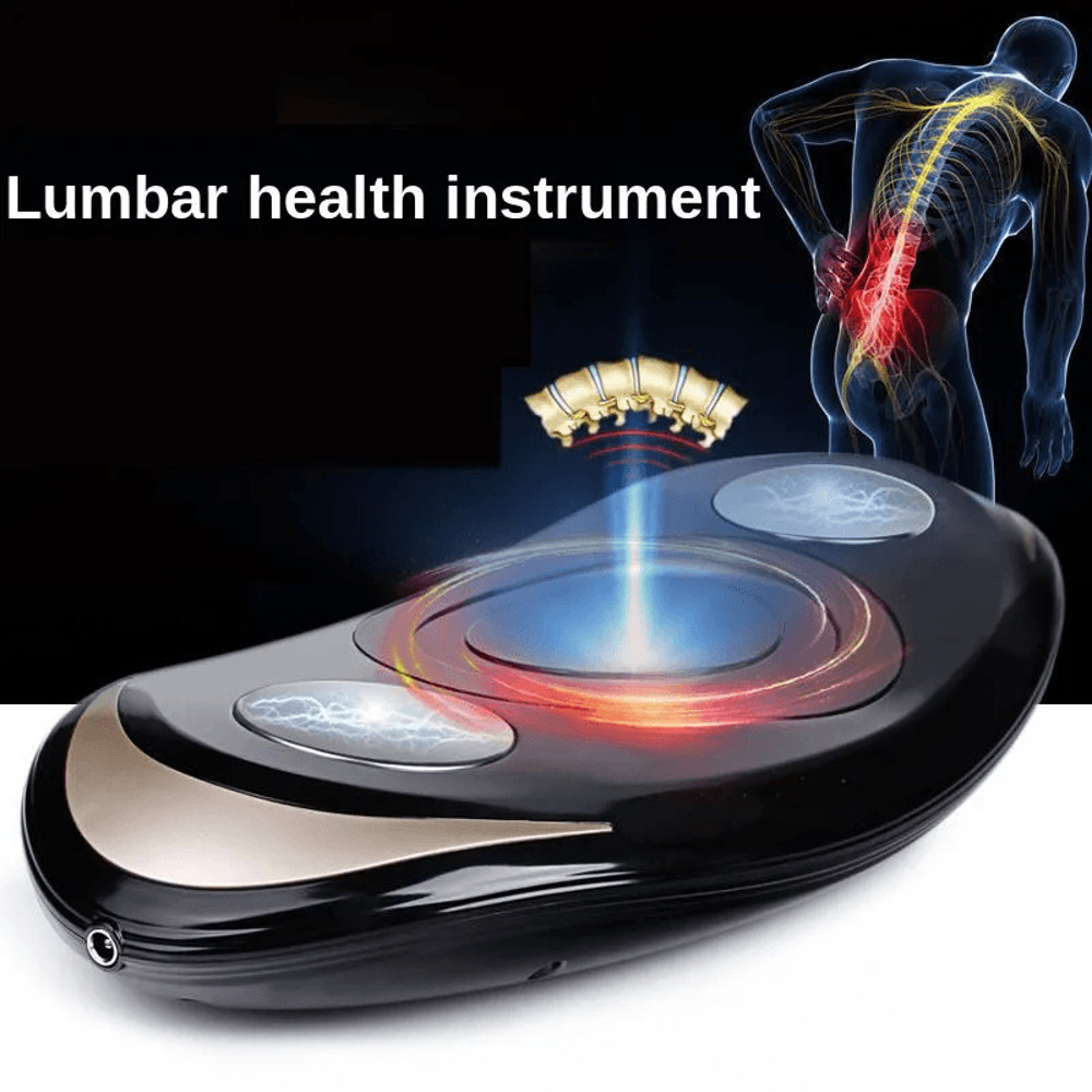 Lumbar Traction Pulse Therapy Belt With Heat And Vibration For Back Pain Relief 0