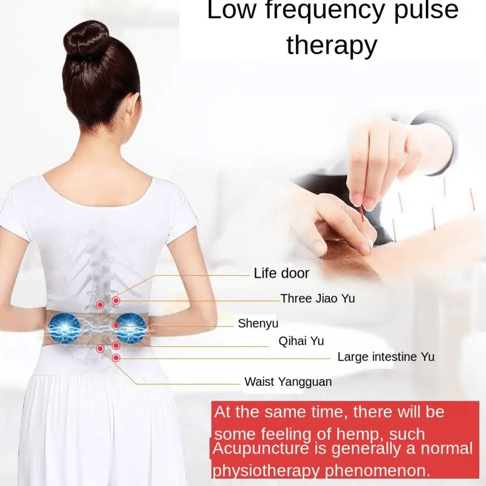 Lumbar Traction Pulse Therapy Belt With Heat And Vibration For Back Pain Relief 2