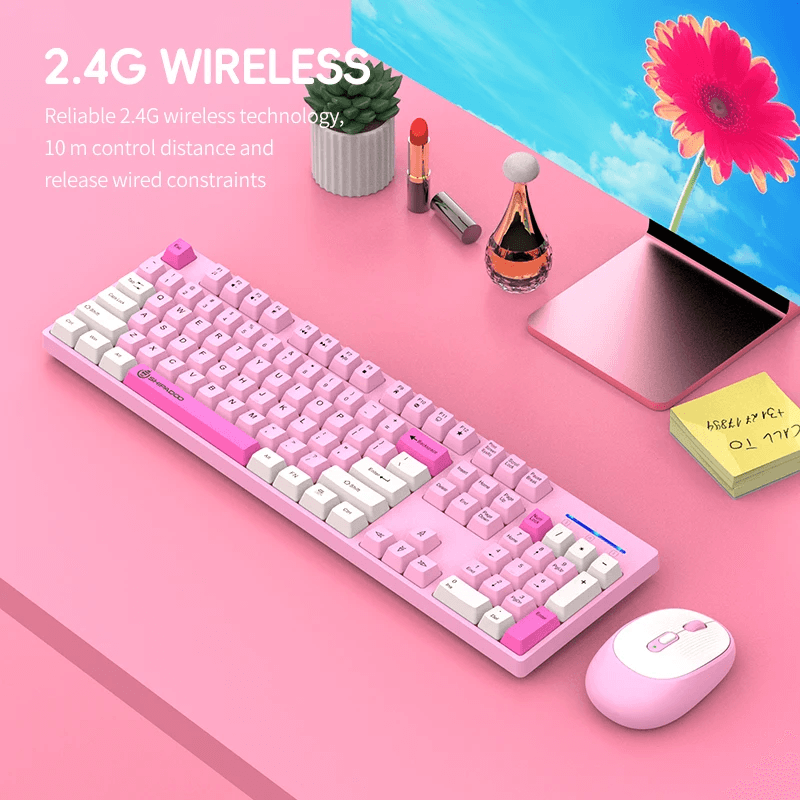 Wireless Keyboard And Mouse Combo With Numpad For Home Office And Gaming 4