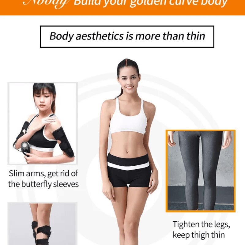 EMS Muscle Toning Belt With Arm And Waist Trainers For Workout Recovery And Slimming 4