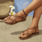 Womens Casual ClipOn Flat Sandals For Daily Comfort 8