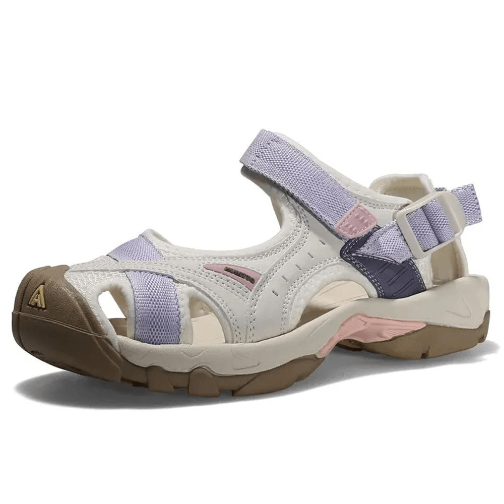 Womens Outdoor Hiking Sandals With Breathable Mesh And Aqua Grip Sole 7