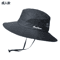 Mens Breathable Outdoor Mesh Bucket Hat For Summer Hiking And Sun Protection 9