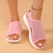 Womens Knitted Mesh Slip On Summer Sandals 0