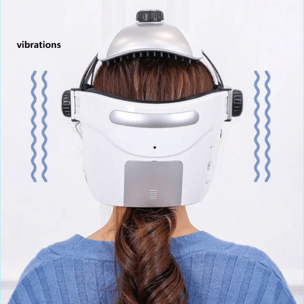 Wireless Head And Eye Massager Helmet With Heat And Air Pressure 3