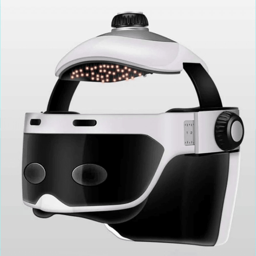 Wireless Head And Eye Massager Helmet With Heat And Air Pressure 5