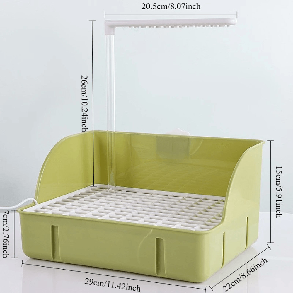 Electric Bird Bathing Basin With Automatic Water Circulation 6