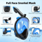 Full Face Snorkel Mask With Wide View And Camera Mount 1