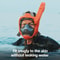 Snorkel Mask Full Face With Dry Breathing System And Panoramic View 0