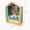 Mini Wooden Matchbox Bookshelf For Study And Stress Relief 5