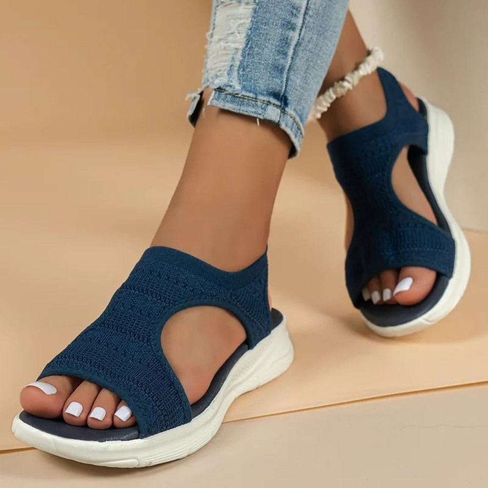 Mesh Platform Wedge Sandals For Women 2