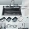 Stainless Steel Waterfall Kitchen Sink With Digital Faucet And Accessories 7
