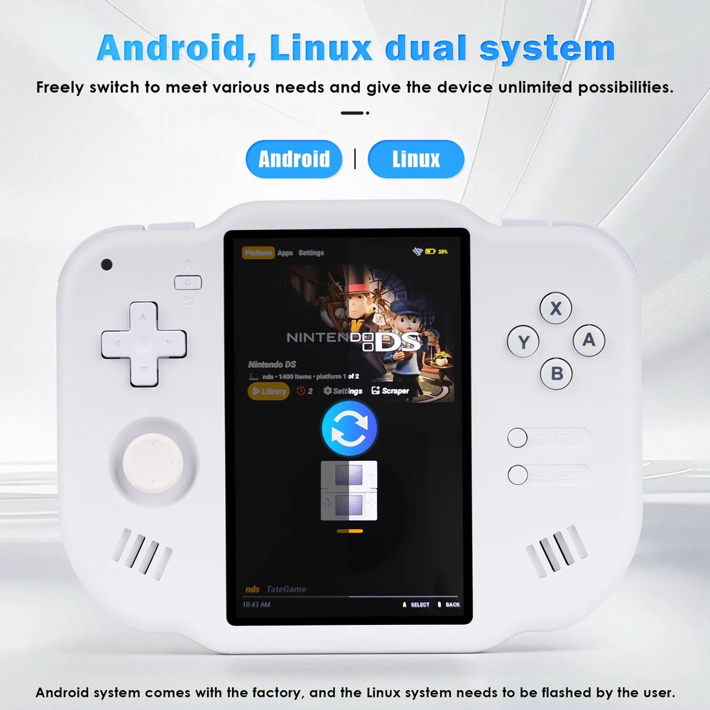 4 Inch Touchscreen Portable Android Gaming Console With WiFi And Bluetooth 3