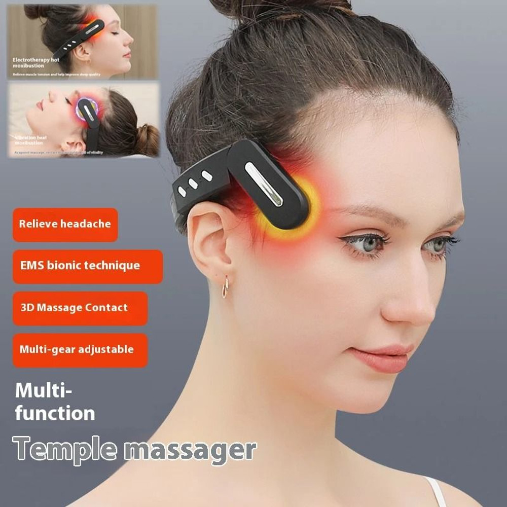 Head Temple Massager For Sleep Relief And Headache Therapy 0
