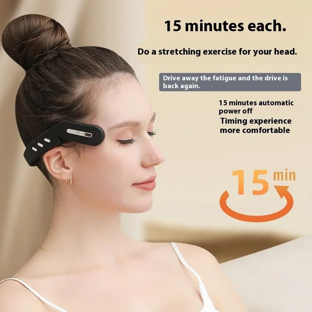 Head Temple Massager For Sleep Relief And Headache Therapy 3