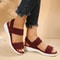 Womens Knit SlipOn Wedge Sandals Lightweight Elastic Comfy For Summer 5