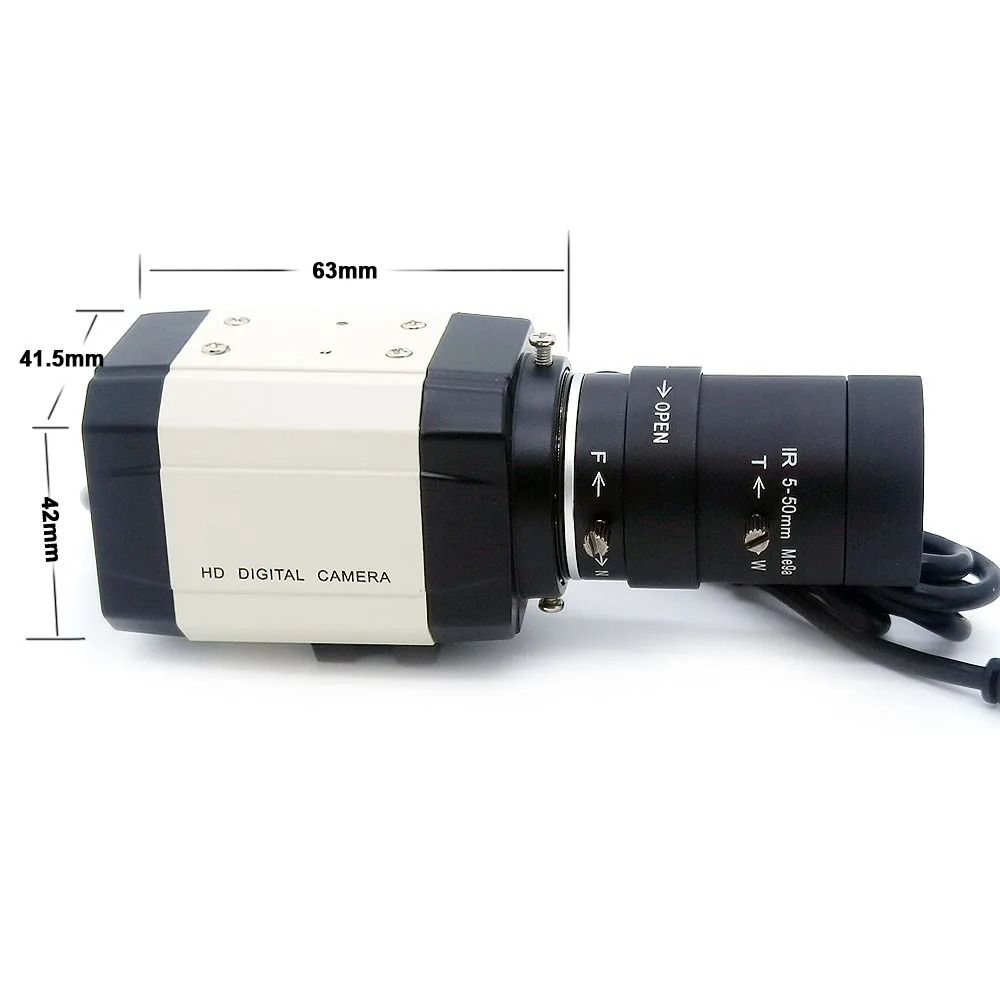 High Speed 4MP USB Webcam With Varifocal Zoom Lens Options 2