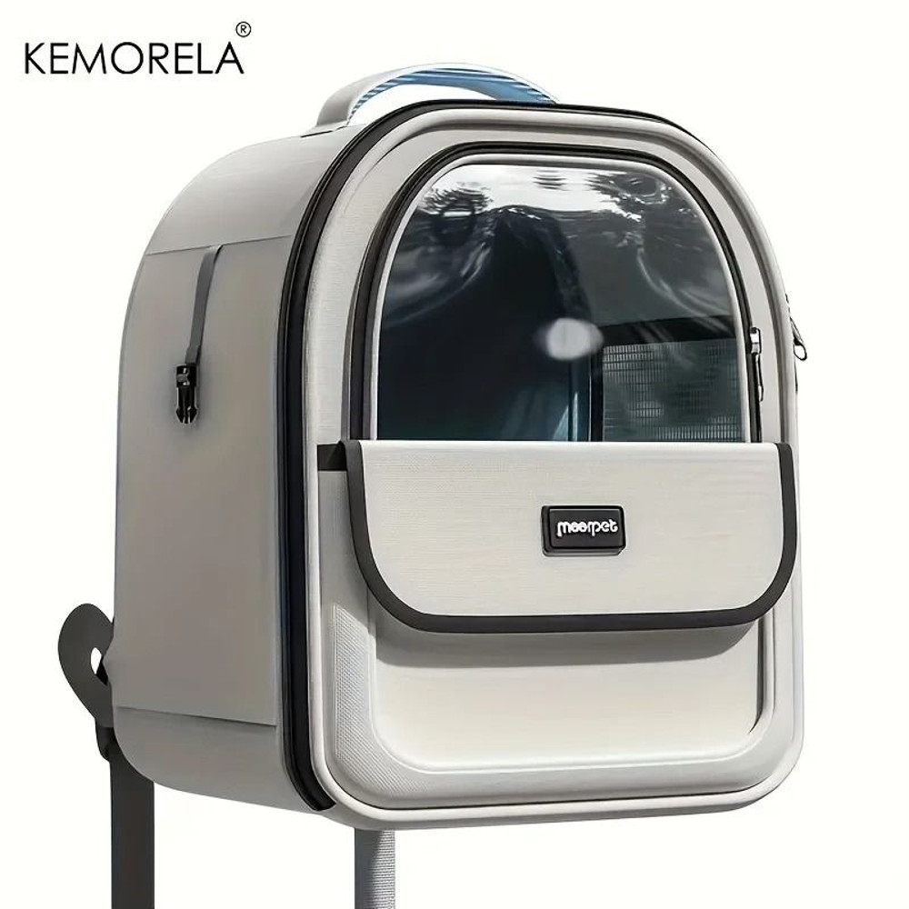 Transparent Capsule Pet Backpack For Cats And Small Dogs 2