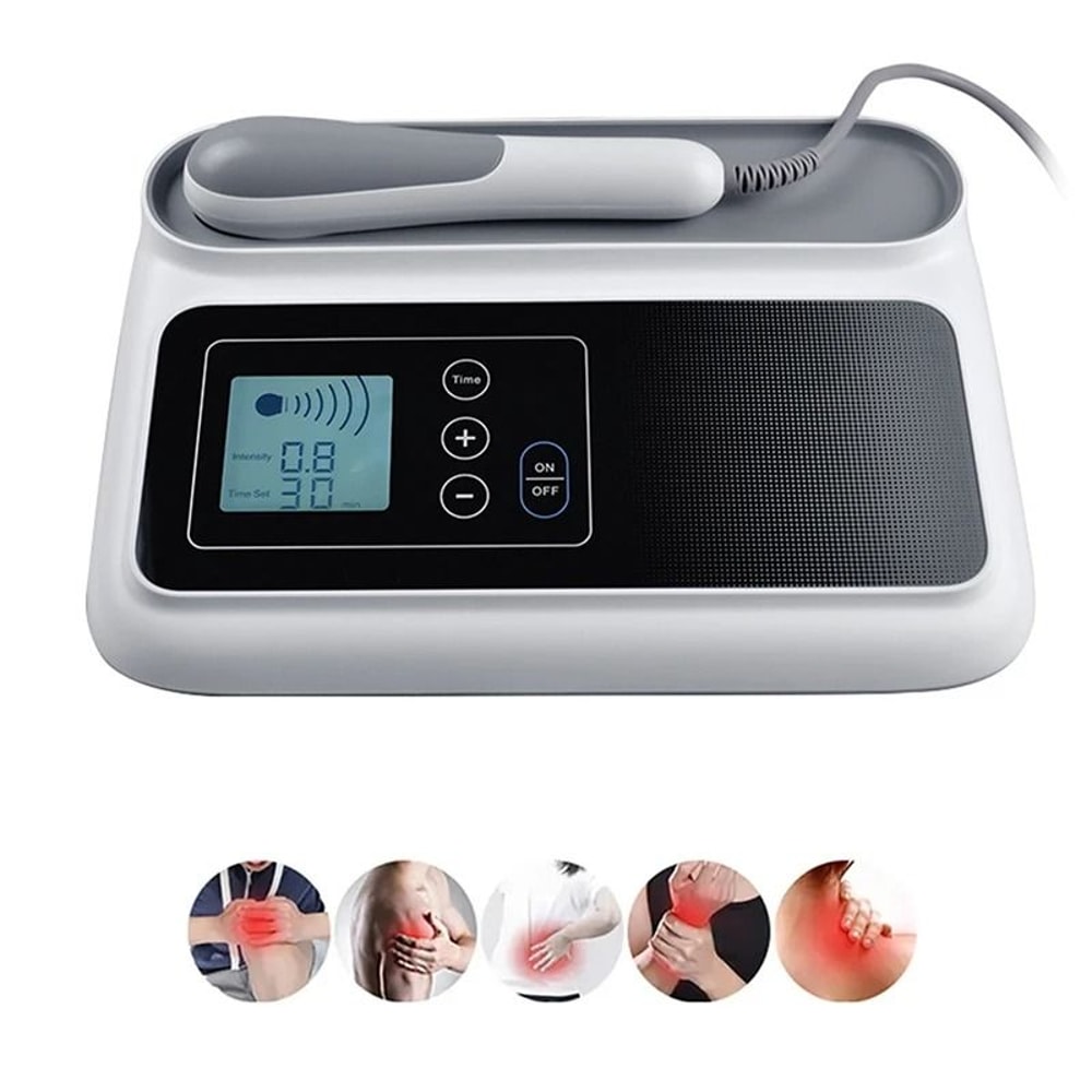 Ultrasonic Therapy Machine For Muscle And Joint Pain Relief With LCD Display 0