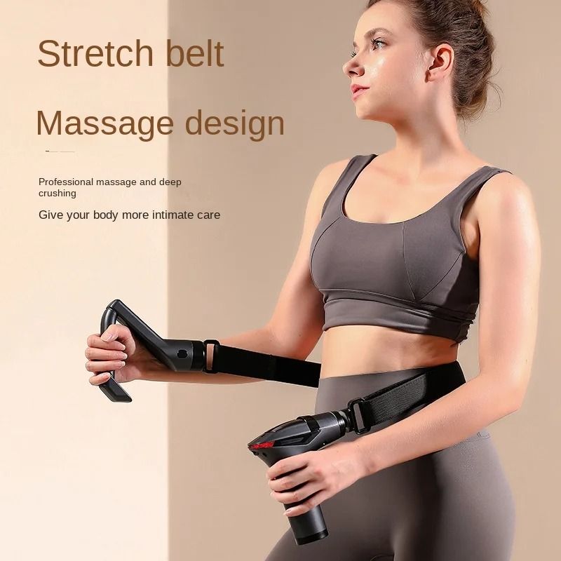 Multifunctional Deep Tissue LongHandle Massage Gun For Muscle Relaxation 1