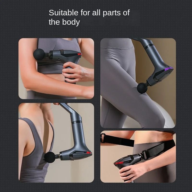 Multifunctional Deep Tissue LongHandle Massage Gun For Muscle Relaxation 3