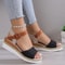 Womens Summer Wedge Sandals With Soft Sole And Plus Size Comfort 2