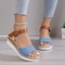 Womens Summer Wedge Sandals With Soft Sole And Plus Size Comfort 4