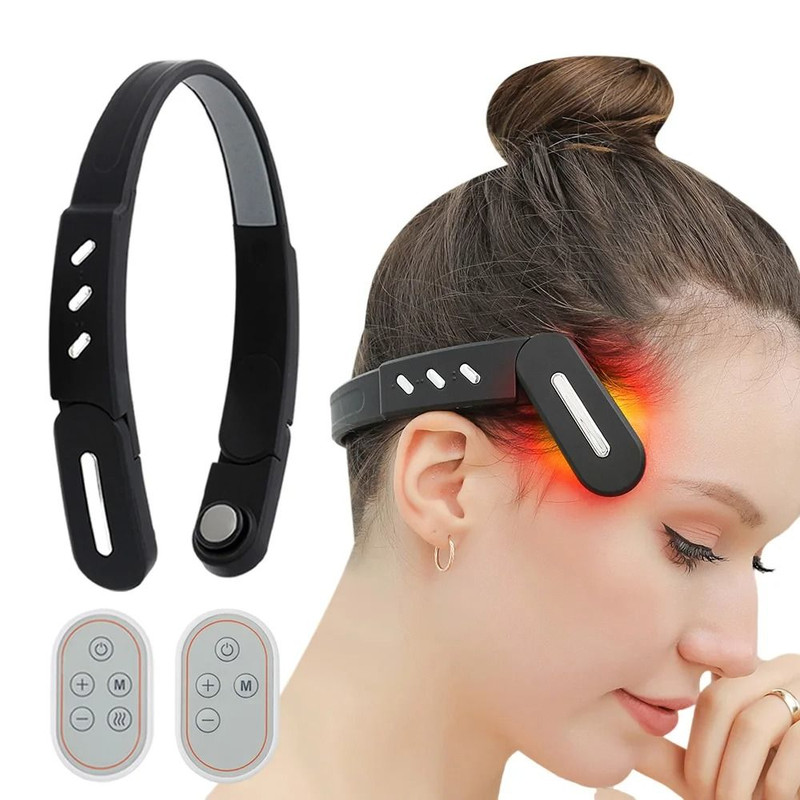 Electric EMS Head Massager With Heat And Vibration Therapy 0