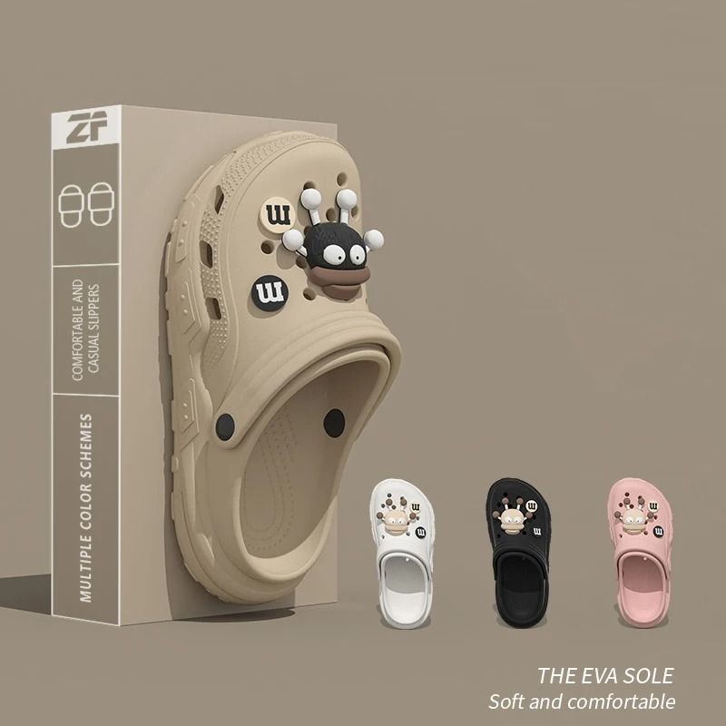 Cartoon Charms Clogs Eva Soft Summer House Slippers 3