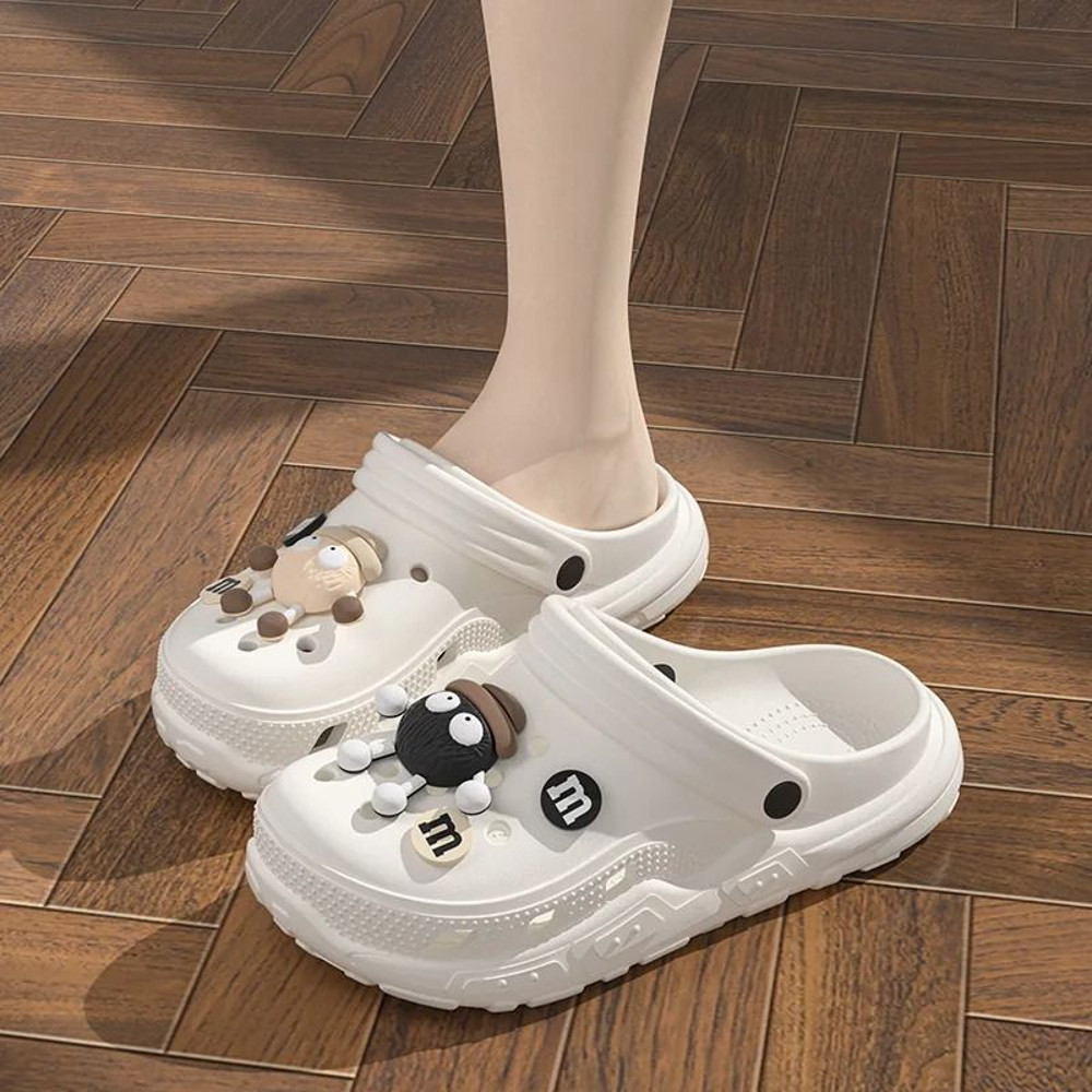 Cartoon Charms Clogs Eva Soft Summer House Slippers 6