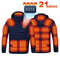 Heated Jacket For Men With 21 Heating Zones USB Winter Coat 13