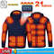 Heated Jacket For Men With 21 Heating Zones USB Winter Coat 1