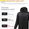 Heated Jacket For Men With 21 Heating Zones USB Winter Coat 2