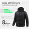 Heated Jacket For Men With 21 Heating Zones USB Winter Coat 5