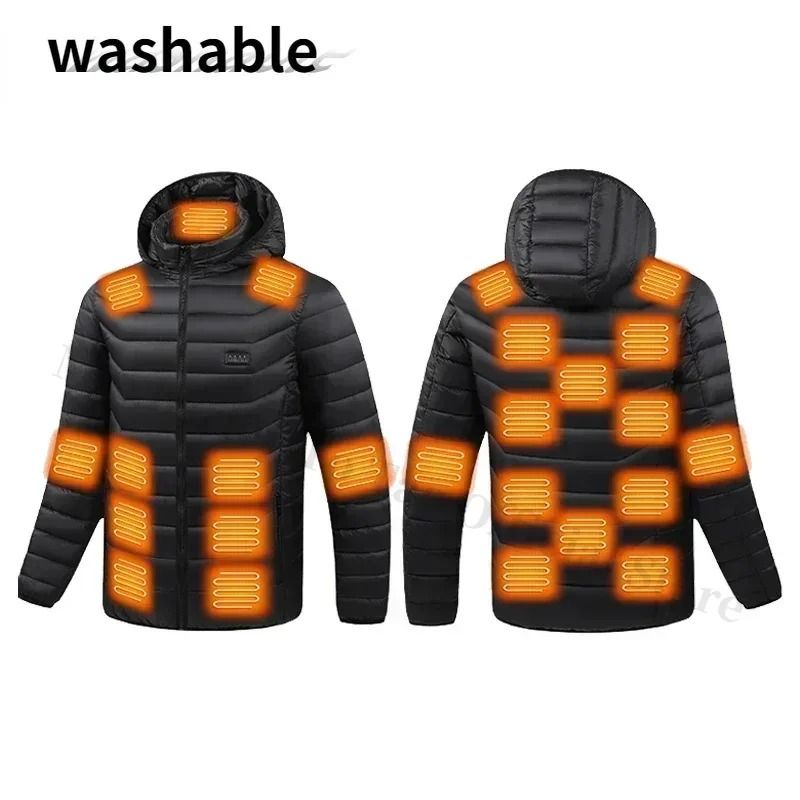 Heated Jacket For Men With 21 Heating Zones USB Winter Coat 6