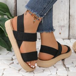 women's fashion soft sole high heel sandals