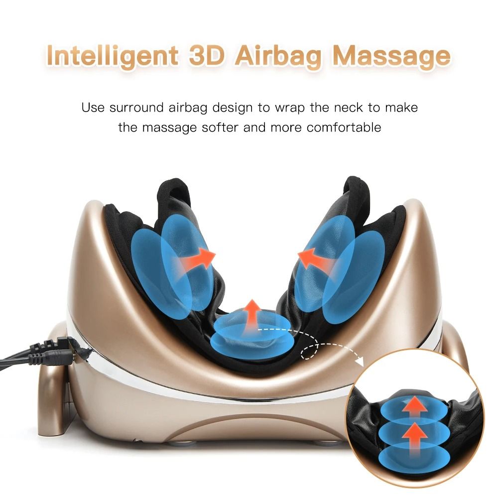 Electric Neck Massager With Heated Airbag Support 5