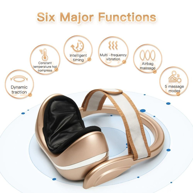 Electric Neck Massager With Heated Airbag Support 6