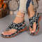 Mixed Color Casual Summer Wedge Sandals For Women 3