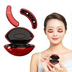 mini ems eye patch led therapy device for anti aging and skin renewal