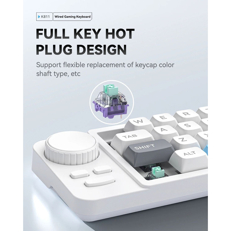 Programmable Mechanical Keypad With Scroll Wheel And Joystick 4