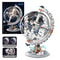 Transparent Space Station Globe Building Blocks Toy Set 7