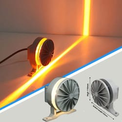 led window sill light warm glow wall lamp