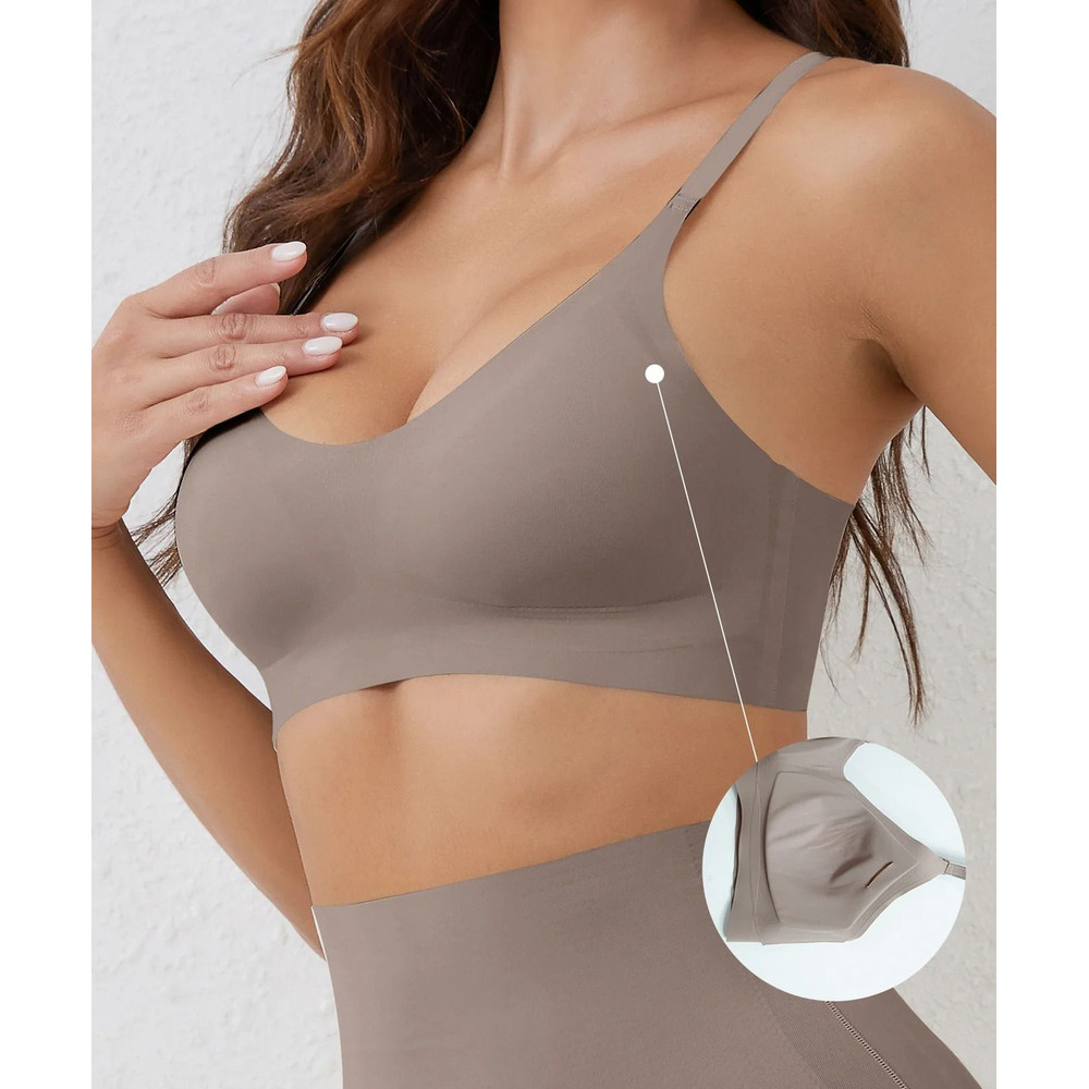 Soft Seamless Breathable Bra Without Steel Ring 3
