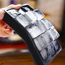 silicone ice cube molds reusable cocktail freezer tray