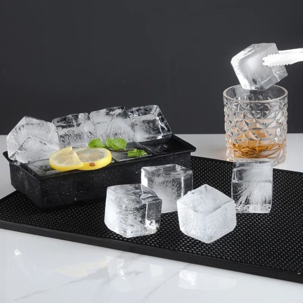 Silicone Ice Cube Molds Reusable Cocktail Freezer Tray 4
