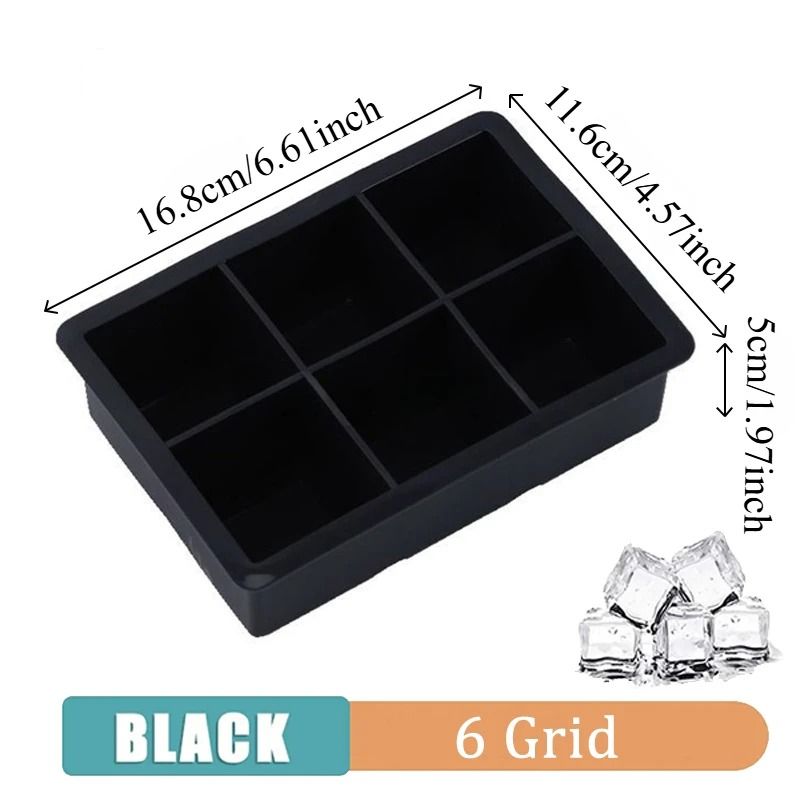 Silicone Ice Cube Molds Reusable Cocktail Freezer Tray 9